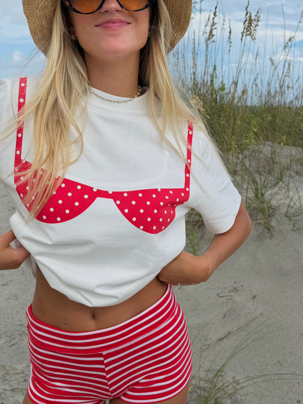 BIKINI TEE - RED