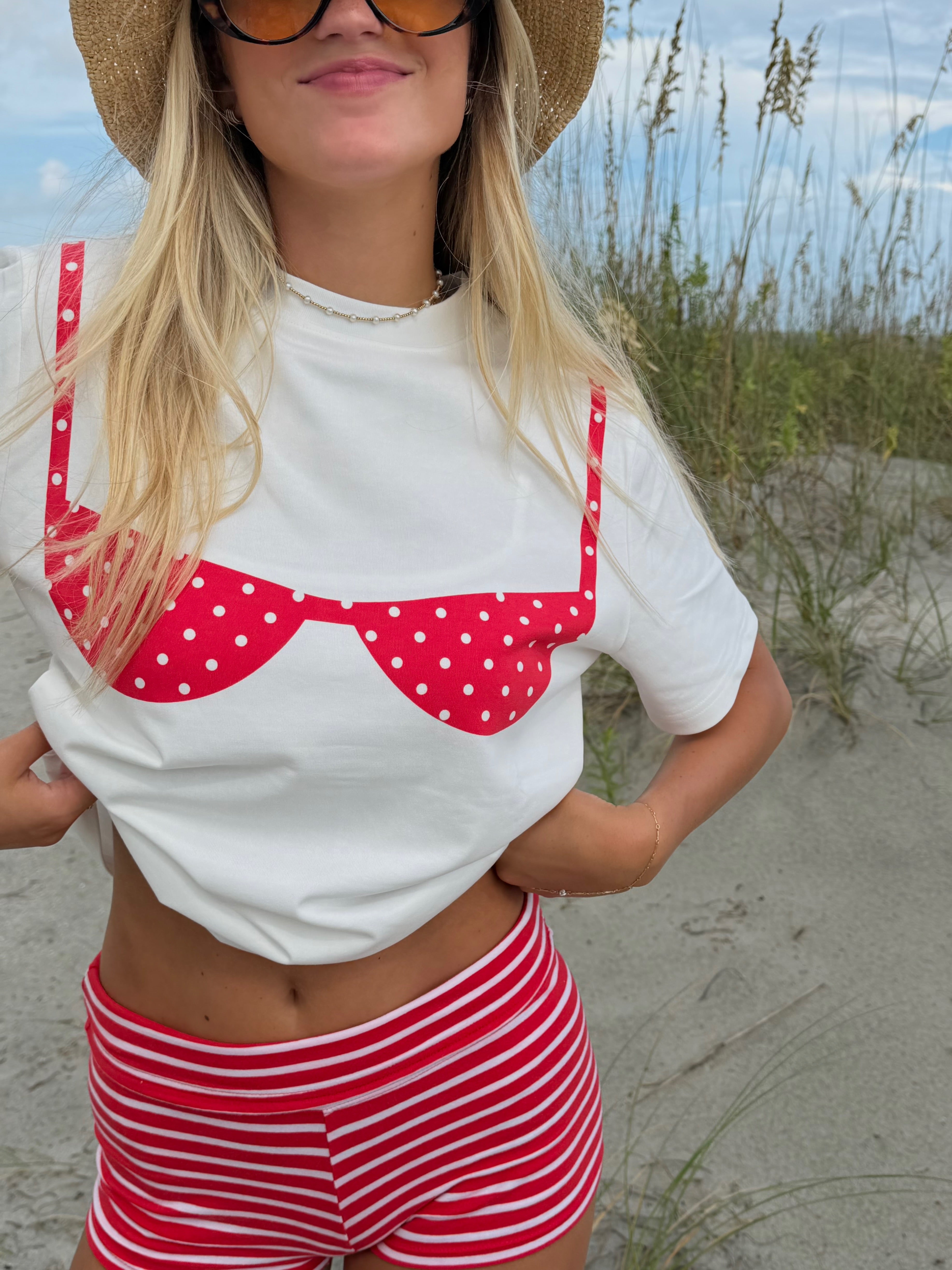 BIKINI TEE - RED