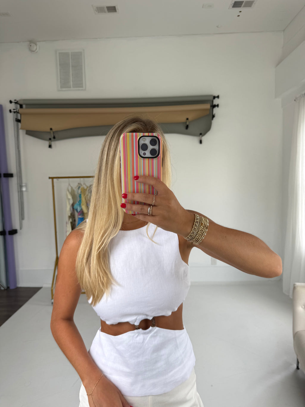 Parker Top- White