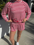 Red Palm Shorts